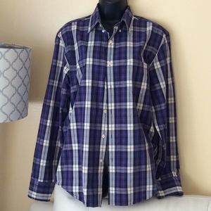 💞J.CREW💞Plaid 100% cotton button down shirt